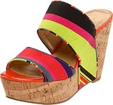 Nine West Womens Larysa Wedge Sandal Sandals