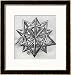 Dodecahedron, from De Divina Proportione by Luca Pacioli, Published 1509, Venice World Culture Framed Art Poster Print by Leonardo da Vinci, 28x28