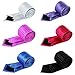 Set of 6 Elegant Neck Ties Mens Business Solid, Woven, Stripes Necktie Tie Mixed Set