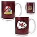 Kansas City Chiefs NFL 2pc Gameball Ceramic Mug Set