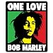 Bob Marley ONE LOVE reggae car bumper sticker 4