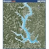 Navionics Paper Map: Lake Wylie South Carolina
