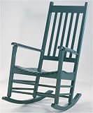International Concepts R-51865 Solid Wood Porch Rocker - Hunter Green