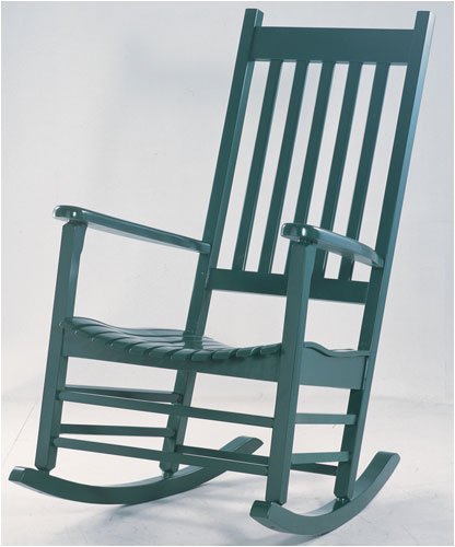 International Concepts Solid Wood - Porch Rocker Hunter Green R-51865