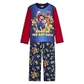 Boys' 2-piece Mario "The Bad Guys" Pajama Set - Red/Navy