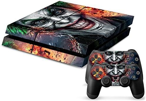OOCEE Hero Decal Cover Skin Sticker For PS4 Console & 2 Controller