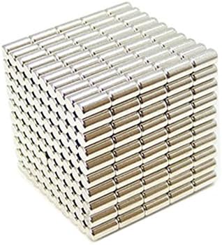 1x Neodymium Rare Earth Magnets 4x8mm Cylinder ( 5/32" x 5/16" ) Refrigerator Magnetic Craft Super Strong Pinnwand N35 Magneten Supermagnet Aimant