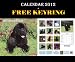 Newfoundland Dogs Calendar 2012 + Free Keyring by AVONSIDE