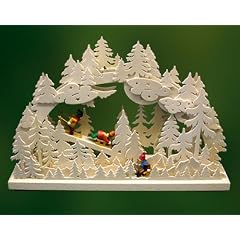 RATAGS Schwibbogen Winterkinder, natur