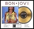 Bon Jovi "Slippery When Wet" framed gold record
