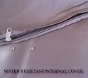 50"X29" Large Water resistant Zipper internal pet dog bed cover with Taffeta fabric