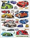 Hot Wheels Jumbo Wall Stickers Appliques
