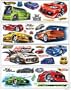 Hot Wheels Jumbo Wall Stickers Appliques