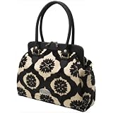 New Spring 2012 Petunia Pickle Bottom Cosmopolitan Carryall Black Forest Cake Diaper Bag
