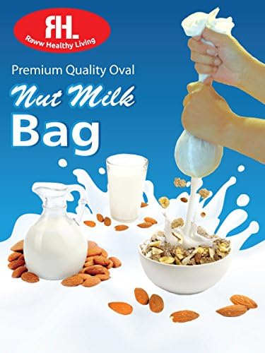 New Improved Nut Milk Bag - Food Grade - 12" X 10" Reusable Fine Mesh Nylon Filter Strainer for Cold Brew - Juicing & Sprouting