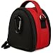 Red SumacLife Stylish Mini Laurel Durable Nylon Protective Camera Carrying Bag for Ricoh Digital Camera Model CX6 / PX / CX5 / CX4 / CX3 / CX2 / CX1