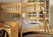 Natural Finish Twin/Twin Convertible Wooden Bunk Bed