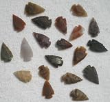 Set 25 Indian Arrowheads Agate New Replica 1/2 