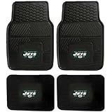 Front & Rear Car Truck SUV Vinyl Car Floor Mats - New York Jets