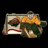 Minnesota Wild Moving Goalie Pin