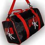 BAY® Sporttasche JUDO Kampfsport, Tasche, Trainingstasche, schwarz/rot, 50 cm