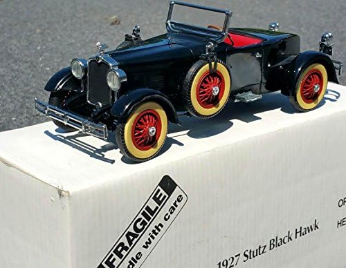 DANBURY MINT 1927 STUTZ BLACK HAWK Car in Approx 1:24 Scale Diecast - MINT IN BOX with TITLE