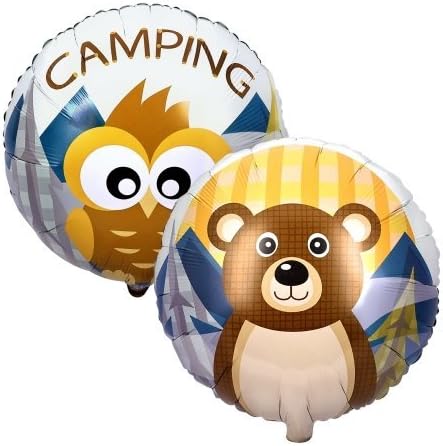 Let's Go Camping Foil Balloon