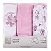 Luvable Friends 3-Pack Hooded Towels - Pink
