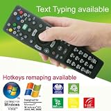 2.4 Ghz Wireless Windows Media Center MCE Programmable PC Remote with Trackball Mouse & Text Typing available