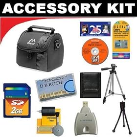 2GB DB ROTH Deluxe Accessory kit For The Panasonic DMC-GH1 Digital Camera by Digital Concepts