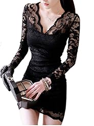 V-neck Cocktail Lace Club Dress/Homecoming Dress/Prom Dress/Party Dress/Wedding Dress/Mini Dress 