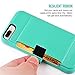 ZVE Case for Apple iPhone 8 Plus and iPhone 7 Plus, 5.5 inch, Slim Leather Wallet Case with Credit Card Holder Slot Pocket Protective Case Cover for Apple iPhone 7 Plus / 8 Plus - Mint Green