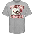 Stanford Cardinal Youth Ash Football Booster T-shirt