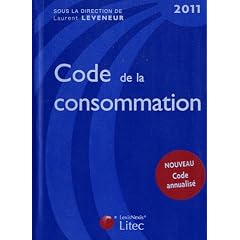 Code de la consommation, 2011