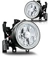 Winjet WJ30-0139-09 Clear Lens Fog Light Kit (Honda Element Wiring Kit Included)