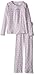 Saras Prints Girls' Picot Trim Pajama Set