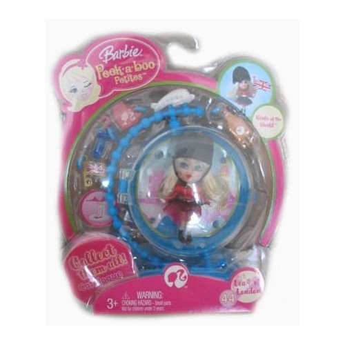 51dID09PQ5L Barbie Peekaboo Petites #44 Girls of the World Lea of London Doll