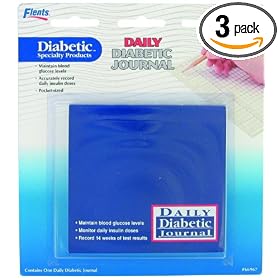 Flents By Apothecary Products  Inc. Flents Diabetic Specialty Products Daily Diabetic Journal (Pack of 3)