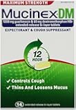 Mucinex DM Maximum Strength 12-Hour Expectorant and Cough Supressant Tablets, 14 Count