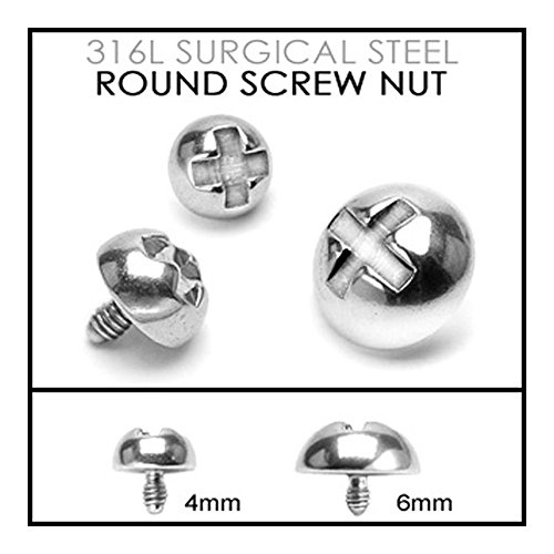 Stainless Steel Dermal Anchor Internally Threaded 