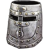 Design Toscano Knight's Templar Helmet Desk Accessory in Two-Tone