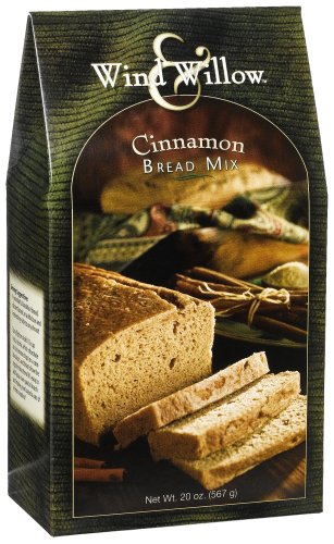 Wind & Willow Cinnamon Bread Mix, 20-Ounce Boxes (Pack of 4) by Wind & Willow