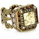 Sorrelli Mirage Crystal Antique Gold-Tone Adju