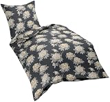 Fleuresse z&uuml;rich 422745 Fb. 1 Schweizer-Satin-Bett&auml;sche / 155 x 220 cm schwarz