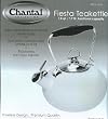 Chantal Collection Enamel on Steel Fiesta Teakettle - White