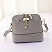Outtop Women Messenger Bags Vintage Small Shell Leather Handbag Casual Bag (D)