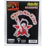 Betty Boop - She's So Fine - Auto, Truck, Vinyl Decal Sticker