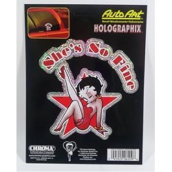 Betty Boop She's So Fine Decal Sticker
