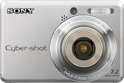 Sony Cybershot DSCS730 7.2MP Digital Camera with 3x Optical Zoom