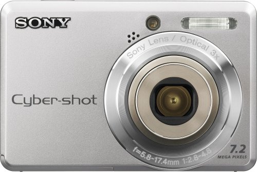 Sony Cybershot DSCS730 7.2MP Digital Camera with 3x Optical Zoom